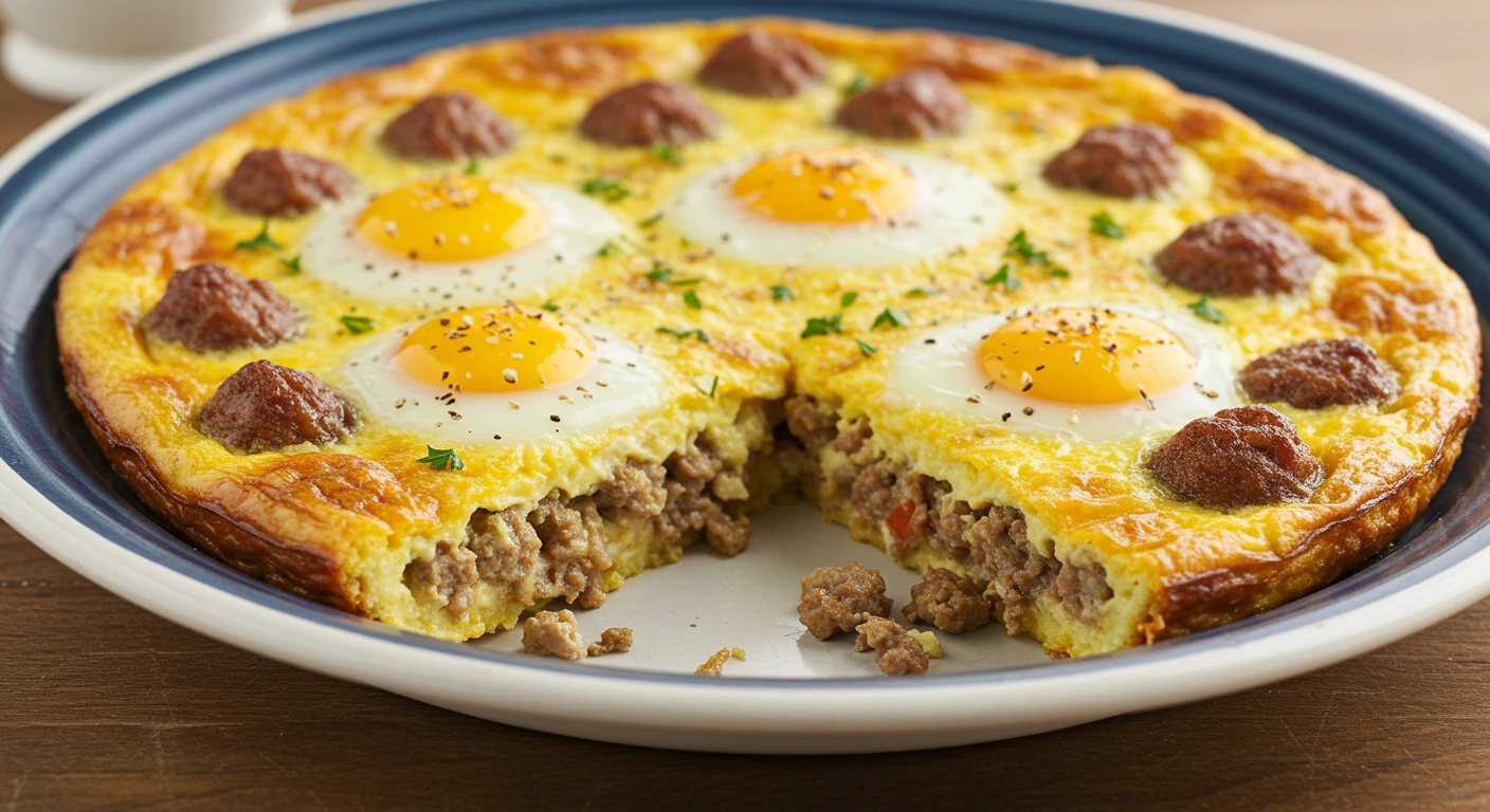 Hearty Sausage Egg Casserole - secondary view